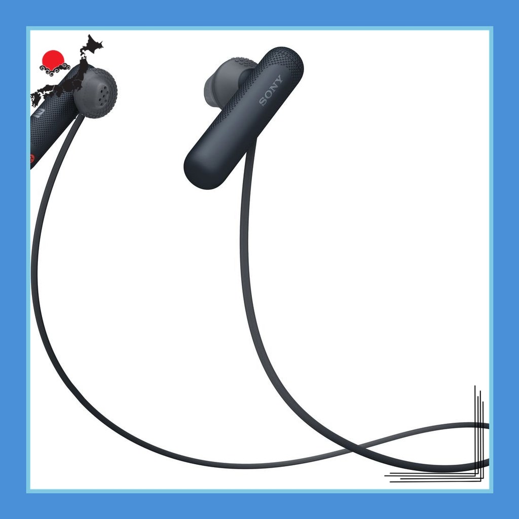 Sony หูฟังไร้สายสเตอริโอ WI-SP500 BQ พร้อมไมค์ ส่งตรงจากญี่ปุ่น