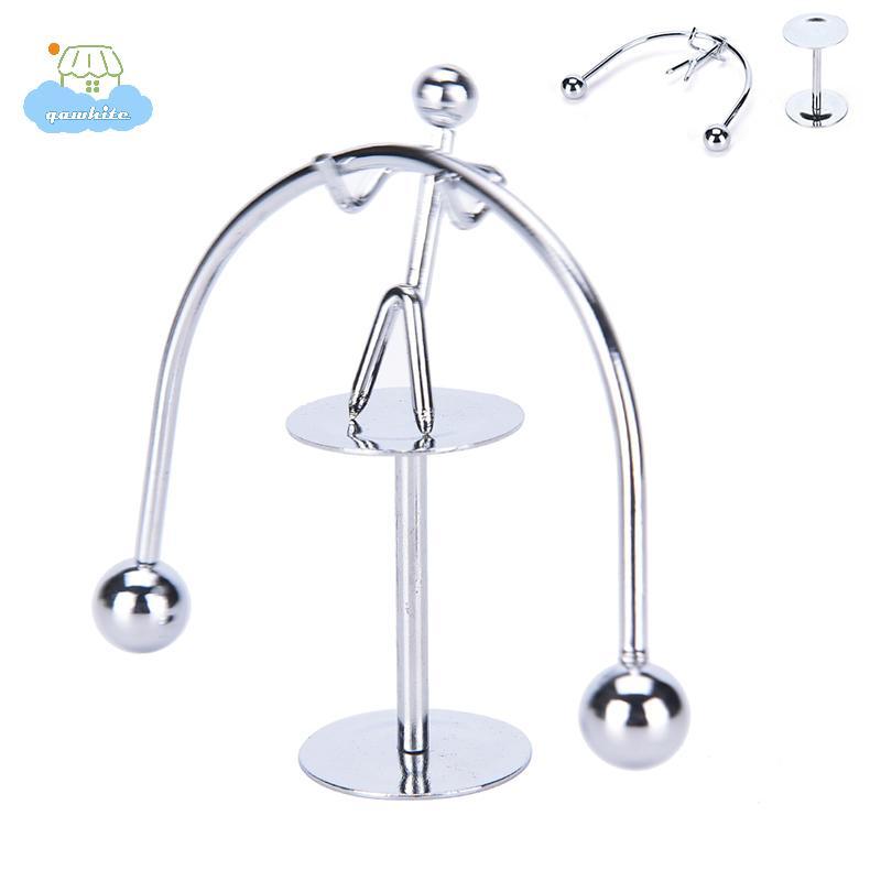 [LI] Weightlifter Gadget Perpetual Motion Desk Art Toy Office Decorative IE