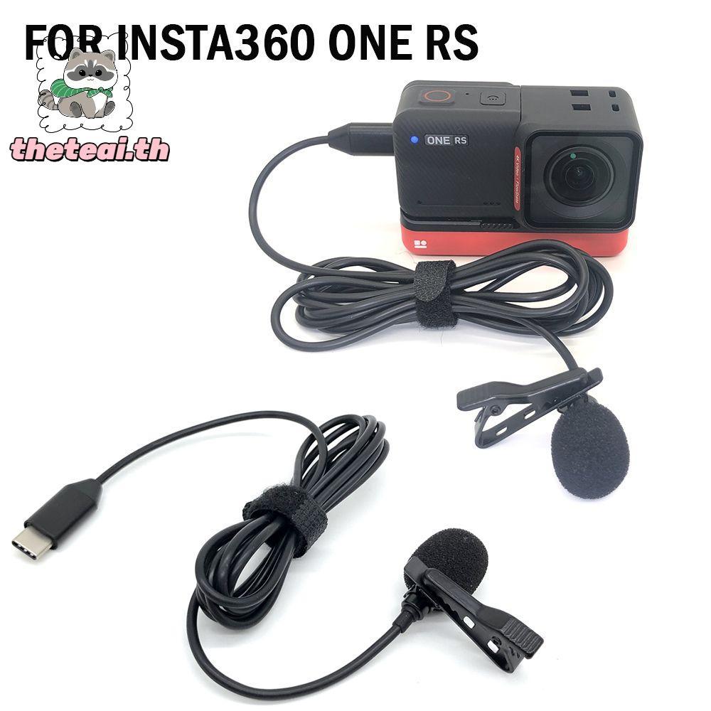 THETEAI Type-C อุปกรณ์เสริมไมโครโฟน Hi-Fi สําหรับ Insta360 ONE RS