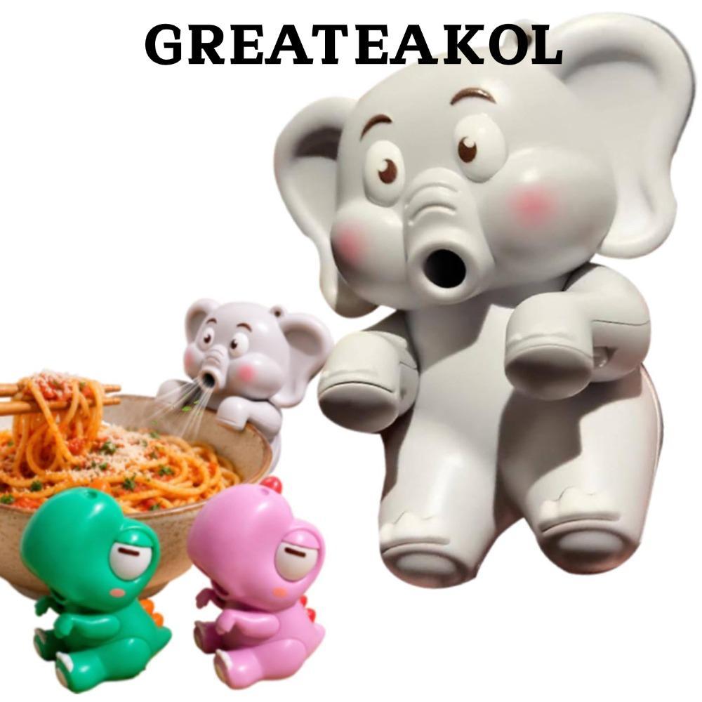 GREATESKOL Elephant Animal Fans Coffee Chiller, USB ชาร์จ Mini Clip-On Mini อาหารพัดลมระบายความร้อน,