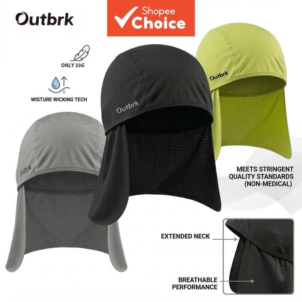 Cooling Skull Cap หมวกแข็งยืดหยุ่น Sun Shade คอ Shield Quick Dry Protector สําหรับผู้หญิงผู้ชาย
