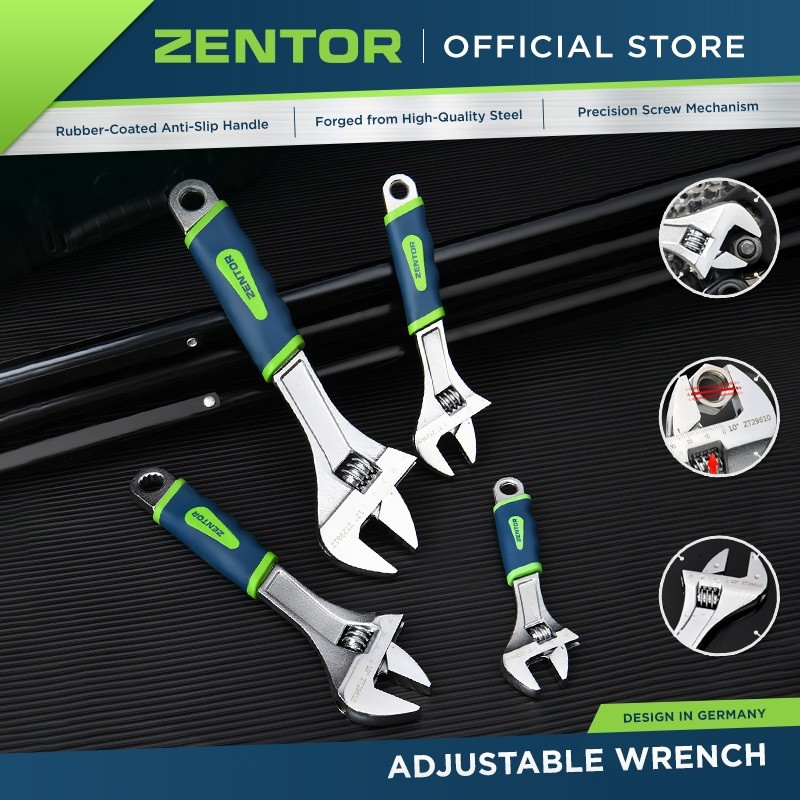 ZENTOR ประแจเลื่อน 6 - 12 นิ้ว ZT296XX