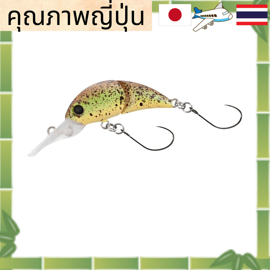 เหยื่อปลอม Shimano Cardiff Fuwatoro 35F แบบลอย ความยาว 35mm น้ำหนัก 2.5g เบ็ด #8x2 สี 015 Green Pell