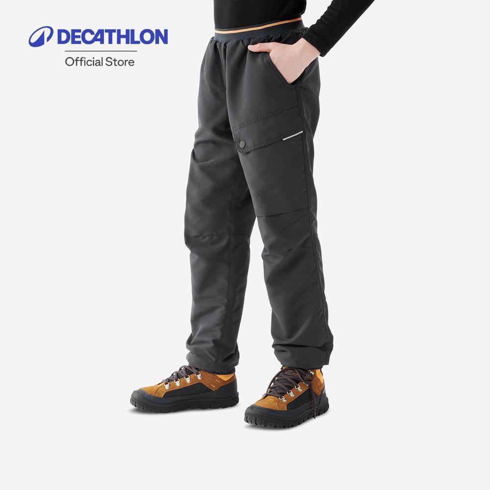Decathlon Children'S Warm Water-Repellent Hiking Trousers กางเกงขายาวกันหนาวสำหรับเด็กอายุ 7-15 ปี รุ่น SH100