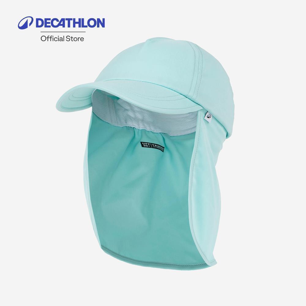 Decathlon Baby UV-Protection Cap หมวกว่ายน้ำป้องกันรังสียูวีสำหรับเด็กเล็ก - Green