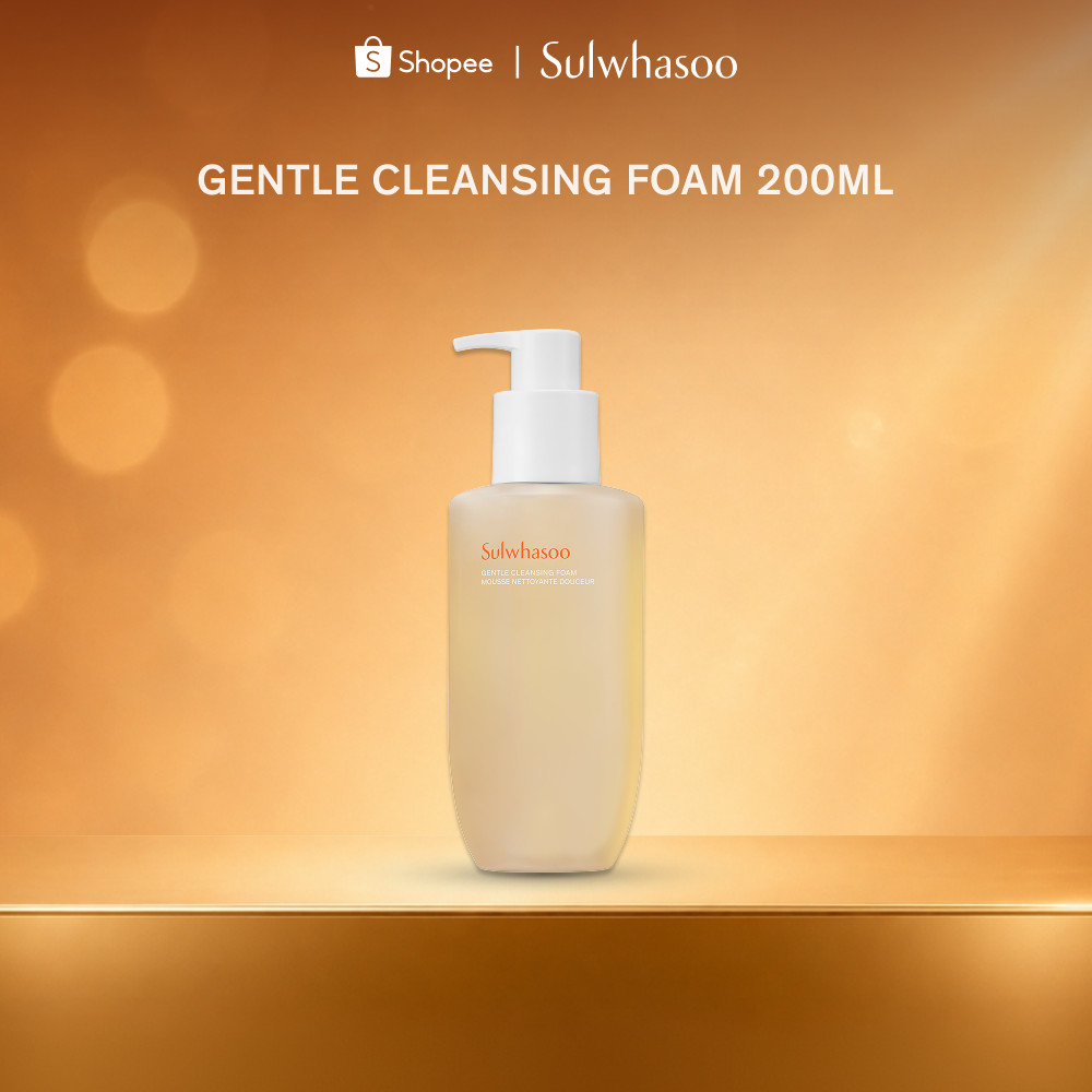 SULWHASOO Gentle Cleansing Foam 200ml./400ml. โซลวาซู โฟมล้างหน้าเกาหลี ขจัดสิ่งสกปรกในรูขุมขนอย่างอ