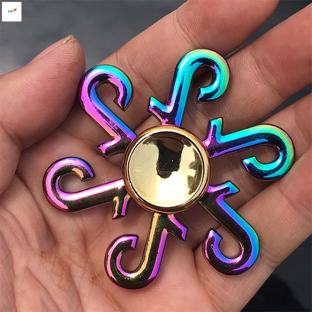 Metal Fidget Spinner Toy - Finger Hand Spinner สําหรับผู้ใหญ่วัยรุ่นความเครียดบรรเทา
