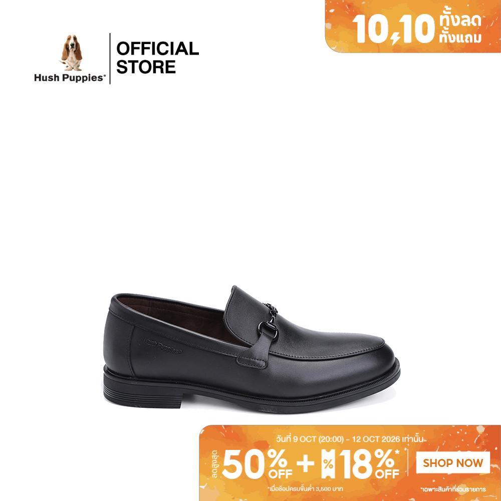 Hush Puppies حذاء رجالي رسمي جلد طبيعي — أسود — صورة 2