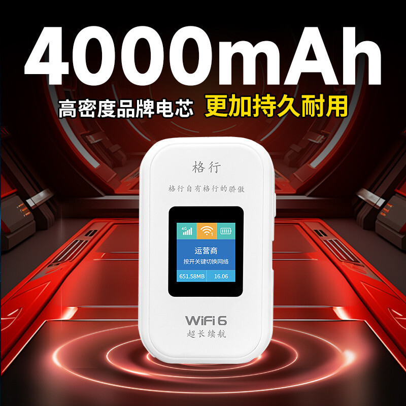 อย่างเป็นทางการของแท้ products2025New WiFi6 PlugFree Universal 3G/4G/5G ขนาดกะทัดรัดแบบพกพารถ Campin