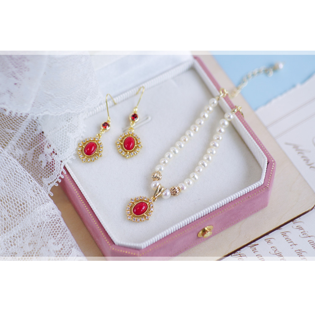 RIA Original {Chihiro} Three Points bjd sd dd Doll ใช้สร้อยคอไข่มุกเพทายสไตล์ทุกวัน X010