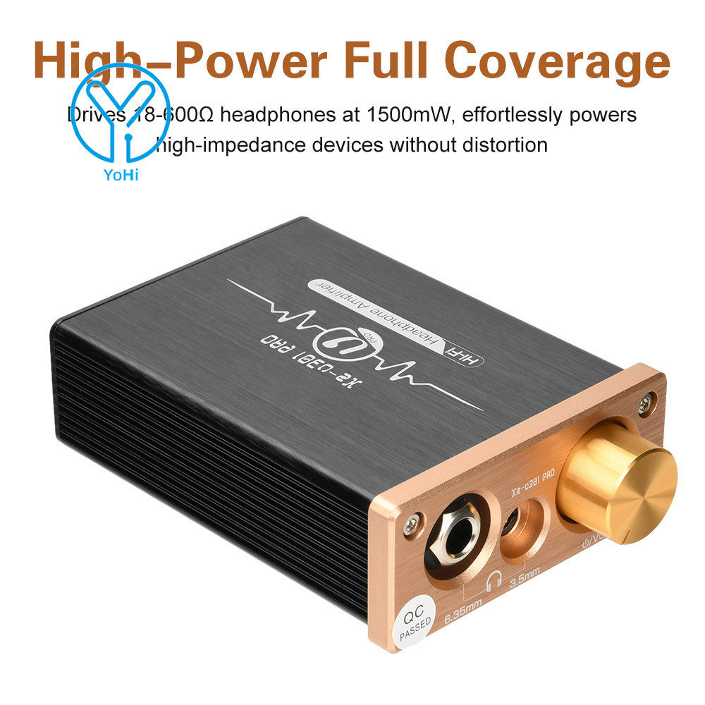 YoHi Xz-U301Pro DC 5V Class A เครื่องขยายเสียงหูฟัง Hi-Fi เครื่องขยายเสียงหูฟัง Linear High-Power เด
