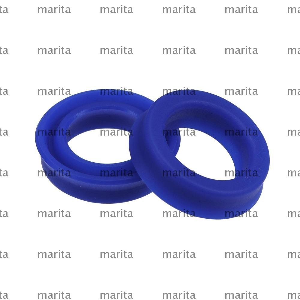 MARITA 5PCS Shaft Seal, Radial UN Oil Seal, Lip Seals Blue PU Oil Resistance อุตสาหกรรมไฮดรอลิกกระบอ