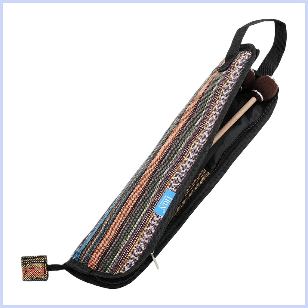 Drumstick Bag Portable Drum Stick Case Hangable Bag สไตล์ชาติพันธุ์ Drum Stick Bag Drumstick Holder 