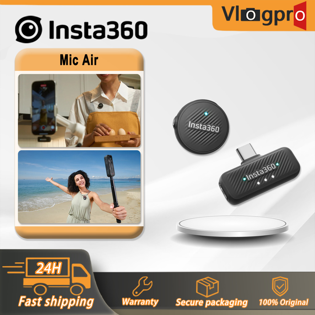 Insta360 Mic Air สําหรับ Insta360 X5Ace Pro 2Flow 2 Proflow Proflow Pro