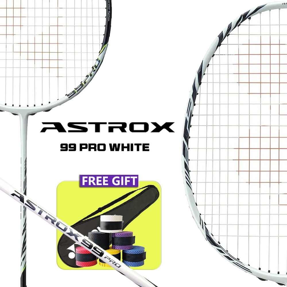 Yonex Badminton Racket Astrox 99 PRO 100zz kurenai Full Carbon Single 4U 26-30lbs with Free Bag and 