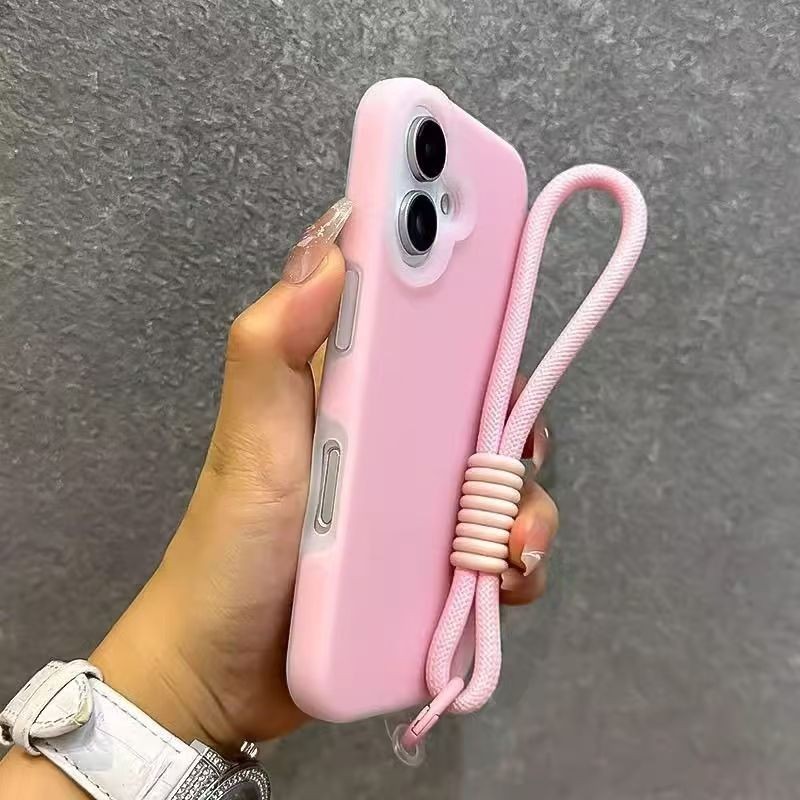 2in1 พร้อมสายรัดข้อมือ Lanyard Jelly เคสโทรศัพท์สําหรับ OPPO A3 A3X A3S A5 A5S A5i A7 A8 A9 A11 A12 