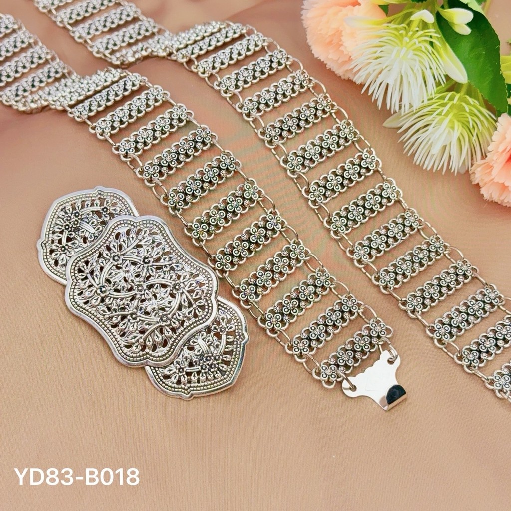 เข็มขัดโบราณ สีทองพร้อมหัวเข็มขัด หลากหลายสไตล์ ปรับขนาดได้ เด็กสามารถใส่ได้ ราคา ถูกที่สุด ดีลบีเคเค