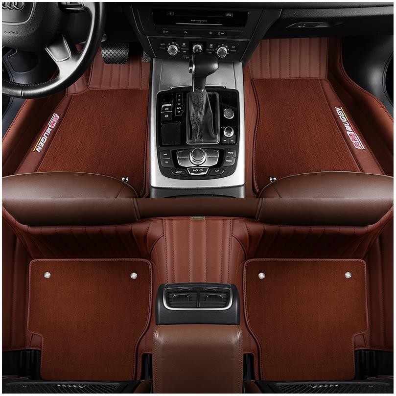 360 Aviation Soft Cover หนังแท้ล้อมรอบ Audi a4la6la8lq5lq7a7 ฝังพิเศษแผ่นเท้ารถยนต์