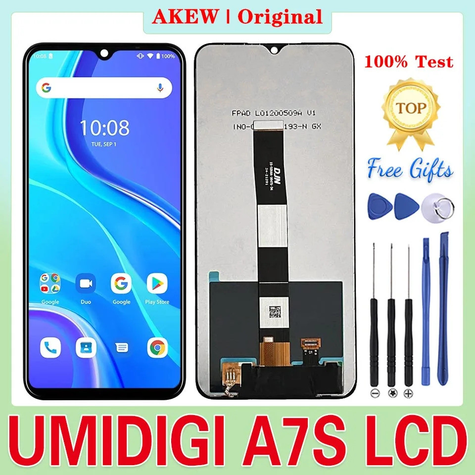 Original สําหรับ UMIDIGI A7S จอแสดงผล LCD ใหม่ Umi A7s หน้าจอสัมผัส Umidigi a7s Digitizer Assembly R
