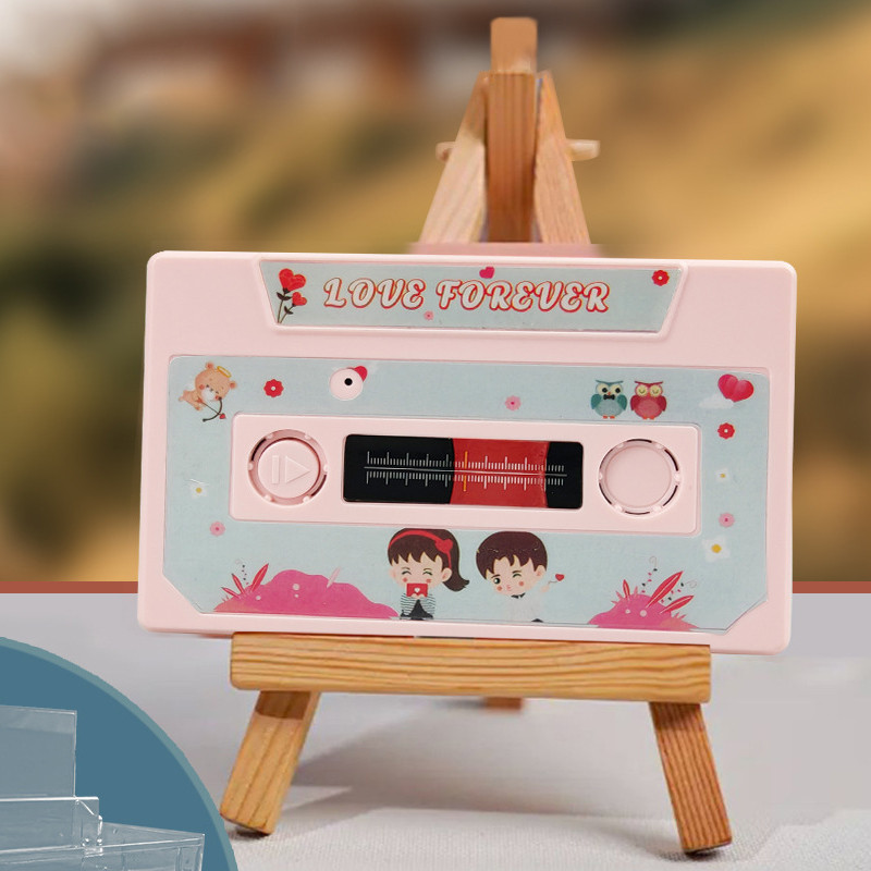 บันทึกการ์ดเสียงเทป การ์ดบันทึกเสียงเพลง 60/300 วินาที DIY วันครบรอบ ของขวัญวันเกิด ของขวัญวันวาเลนไทน์ ส่งเพื่อน ส่งให้ - รูปที่ 4