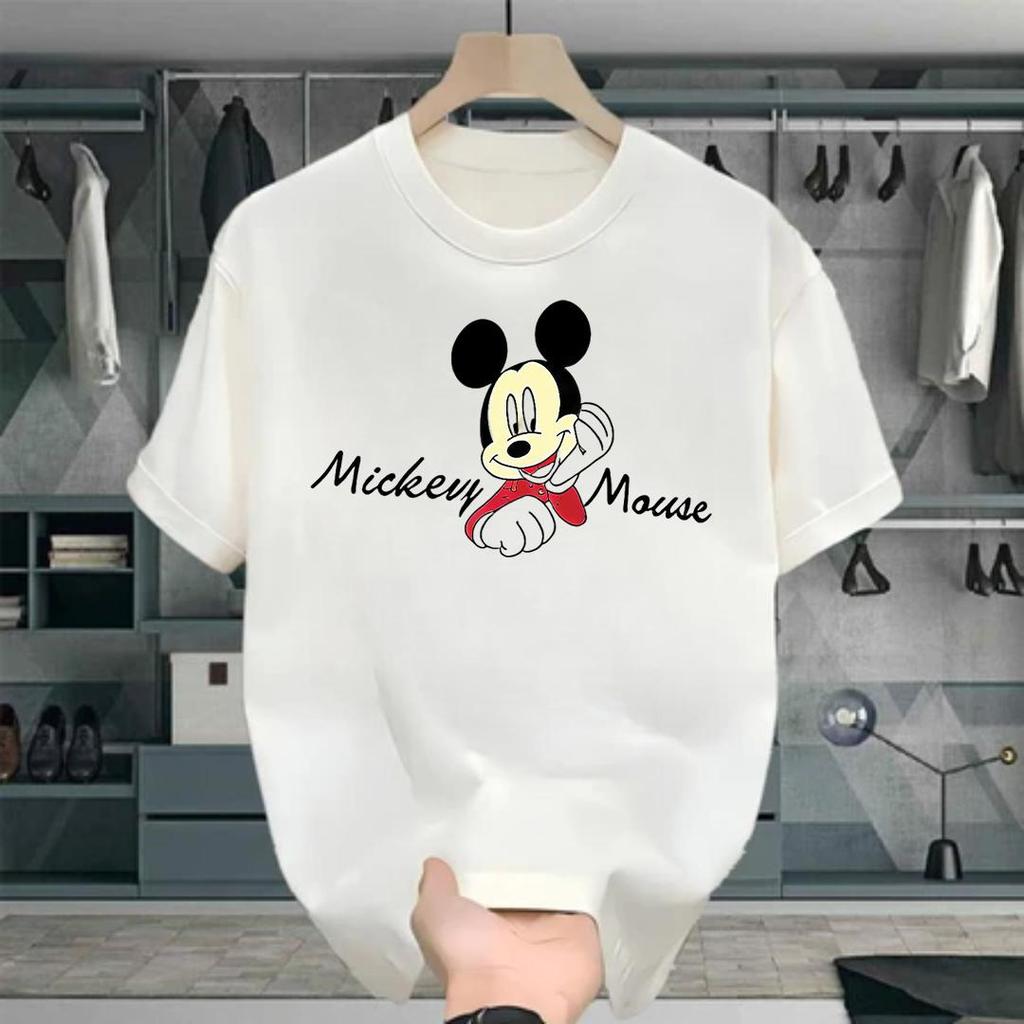 เสื้อยืดแฟชั่นใหม่ สไตล์เกาหลี มิกกี้เมาท์ ใส่เล่นได้ใส่เที่ยวได้ ใส่ได้หลากหลายลุค มี5 สี ให้เลือกใส่  BP001-T0197