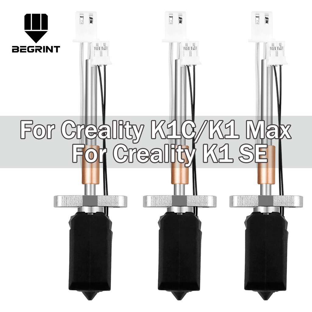 Upgrade Ceramic Hotend Kit for Creality K1C K1 MAX K1 SE Hot end Replaceable Hardened Brass Nozzle C