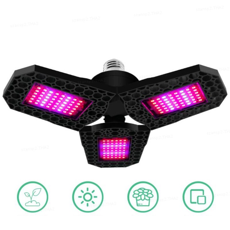 LED Phyto โคมไฟ E27 108 126 144 LDE เต็มสเปกตรัม Grow Light หลอดไฟ AC 100-265V สําหรับดอกไม้ในร่ม Gr