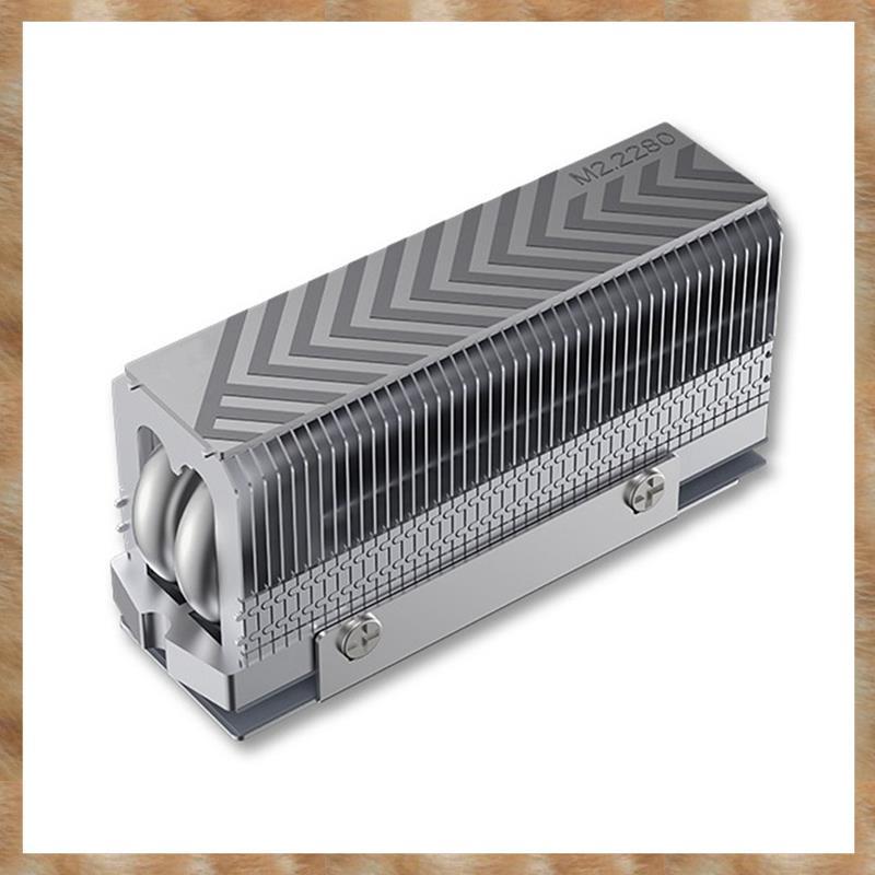 [KYG] M.2 2280 NVMe SSD ความร้อน Cooler Dual ท่อความร้อนประสิทธิภาพสูงแผ่นความร้อนสําหรับ 2280 SSD P
