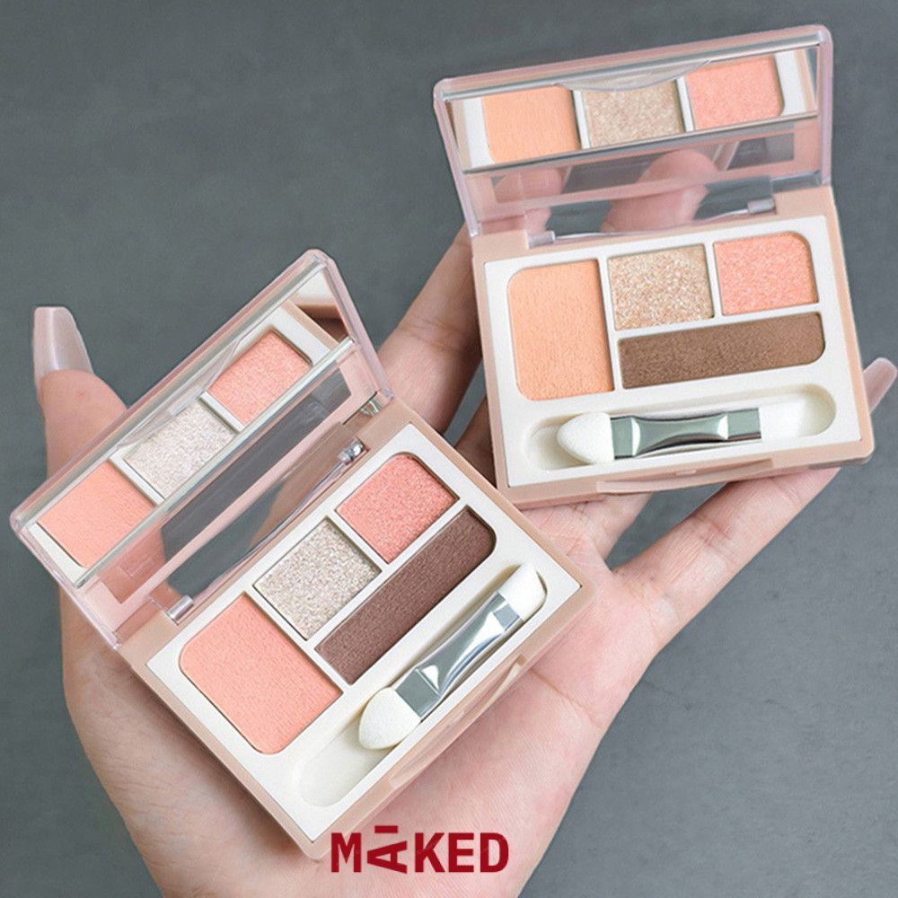 MGL Brightening Eyeshadow Palette พกพาสะดวก Beauty Safe Everyday Eyeshadow Palette สบาย Earth-toned 