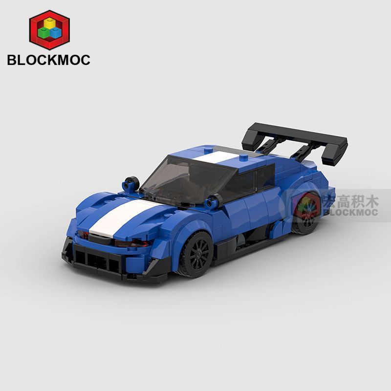 Mercedes-Benz AMGC63 ใช้งานร่วมกับ Lego moc Building Block Racing รุ่นการศึกษาประกอบของเล่นเด็กชุด 1