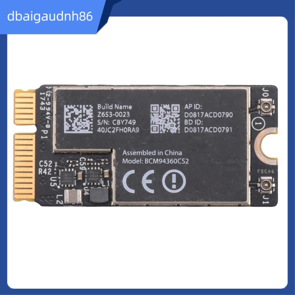 READY STOCKBCM94360CS2 การ์ดไร้สาย 4.0 802.11Ac Hackintosh MacOS สําหรับ Air 11 นิ้ว A1465 13 นิ้ว A