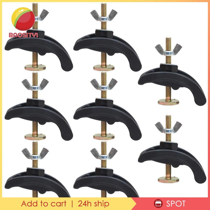 [Baosity1] เครื่องแกะสลัก CNC 8 ชิ้นกดแผ่นหนีบเราเตอร์แพลตฟอร์ม Accs