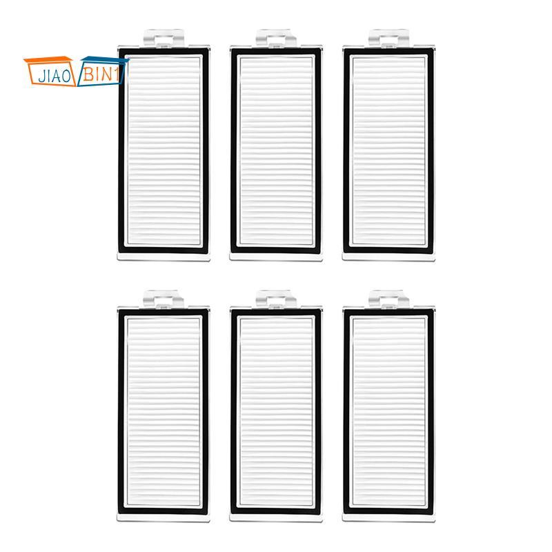 6 ชิ้นล้างทําความสะอาดได้กรองสําหรับ Q8 Max +/Q8 /Q5 Pro +/Q5 Pro เครื่องดูดฝุ่นหุ่นยนต์