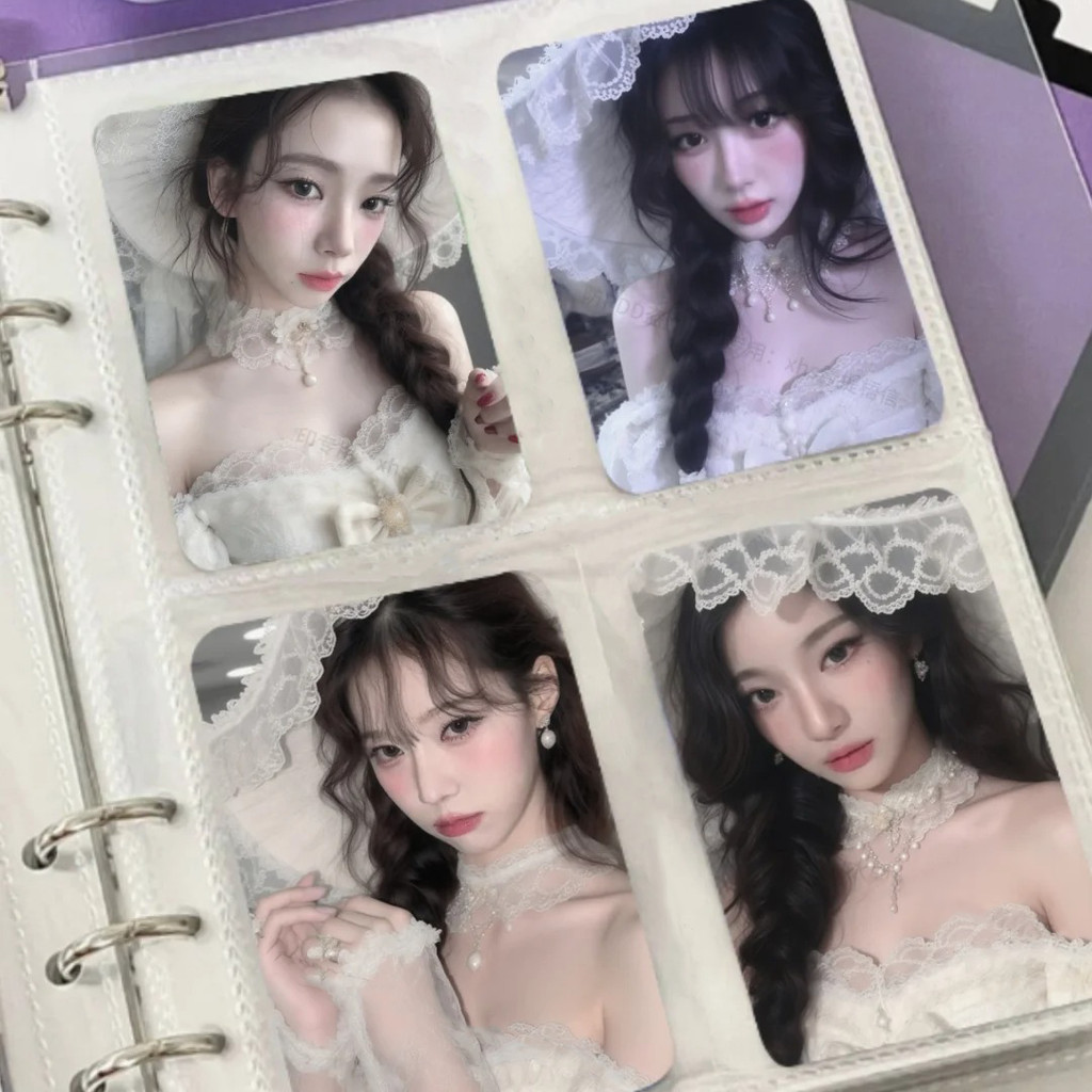 เหมาะสําหรับ aespa งานแต่งงานดอกไม้พระเจ้าแต่งงานรูปการ์ดขนาดเล็ก Merchandise Self-Printing10 ซม.การ