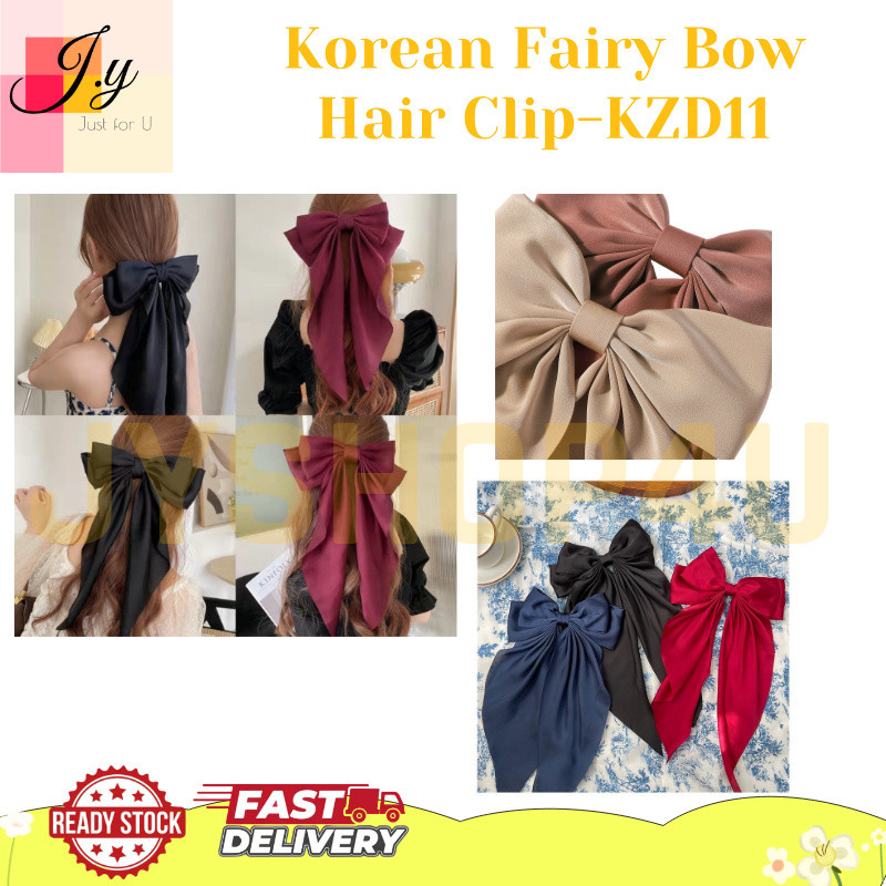 (JYSHOP) กิ๊บติดผมโบว์นางฟ้าเกาหลี 仙气Hune发夹 Elegant & Sweet เหมาะสําหรับเด็กและผู้ใหญ่ -KZD11