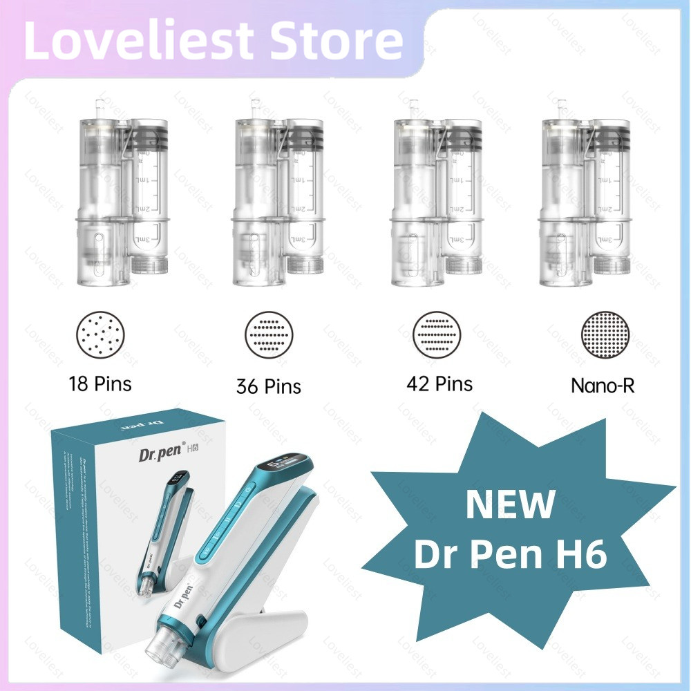 Dr Pen H6 วัสดุสิ้นเปลืองผู้ผลิตดั้งเดิมสําหรับใบหน้า BB Glow(1 ชิ้น)