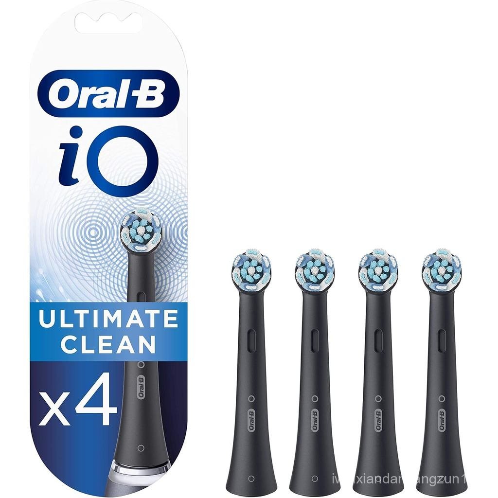 Oral-B iO Ultimate Clean Electric Toothbrush Head, Twisted & Angled Bristles for Deeper Plaque Remov