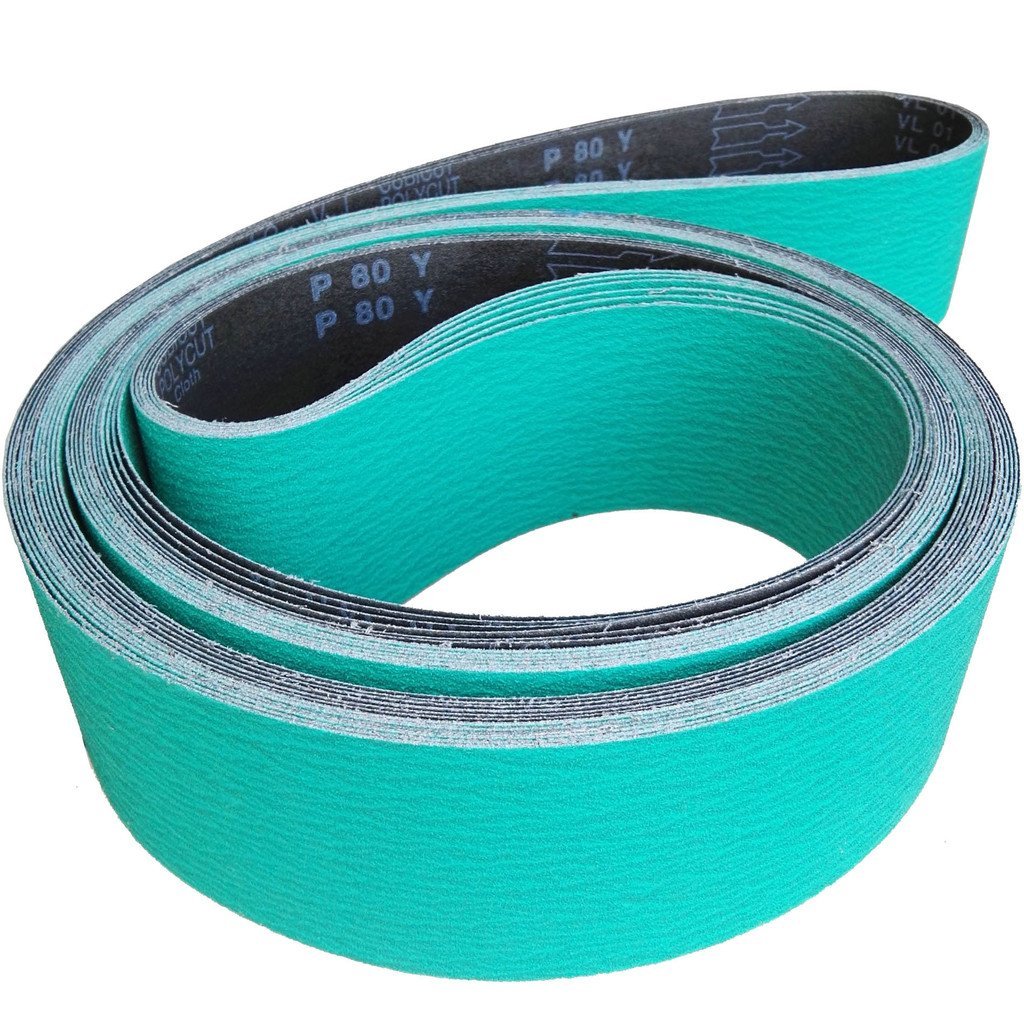 เซอร์โคเนียมโรงงานขายตรงขัดทรายขัดเหล็กหยกเซอร์โคเนียมคอรันดัม3ม577ฉทรายเข็มขัดแหวนโลหะขัดทรายเข็มขั