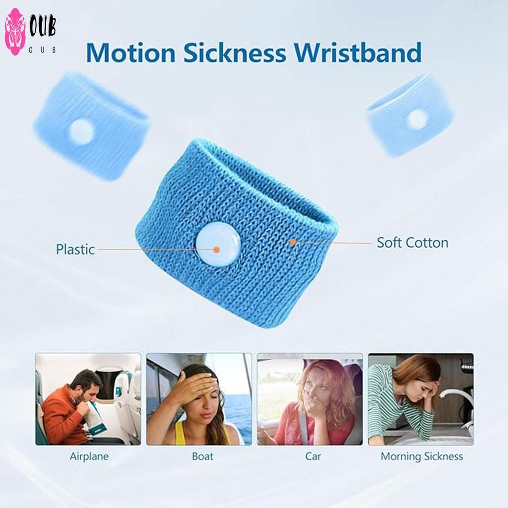 Travel Motion Sickness Relief สายรัดข้อมือธรรมชาติ Nausea Relief Dizzness และ Vomiting สําหรับ Nause