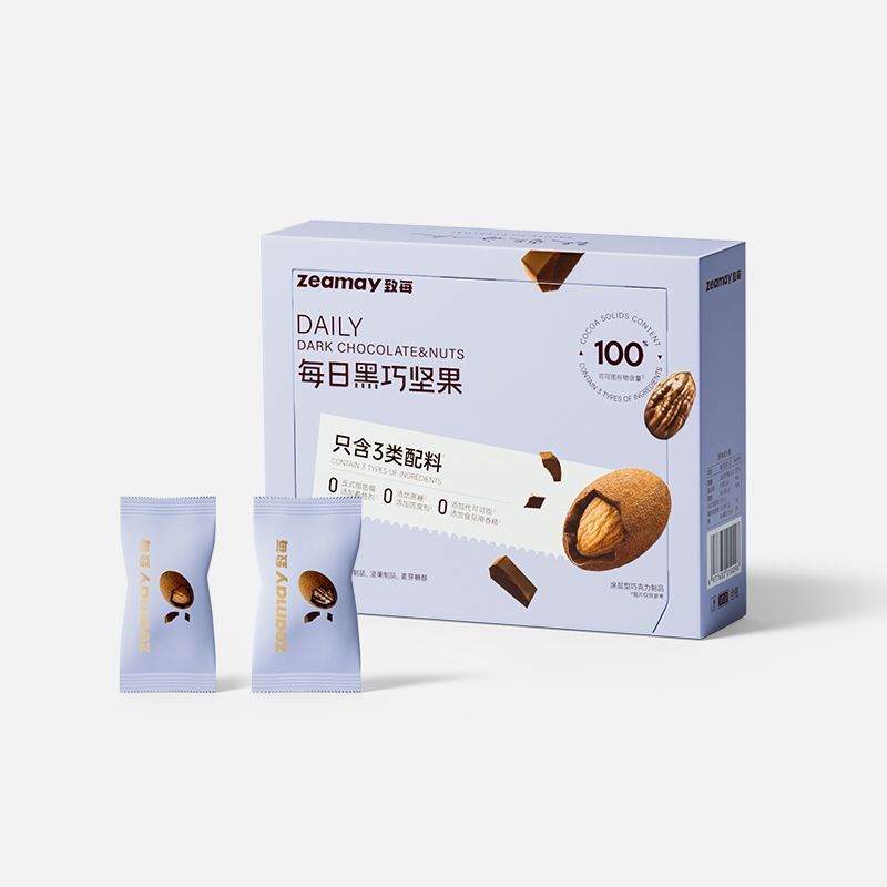 甘源致每每日黑巧坚果纯可可脂%黑巧克力碧根果上市公司出品Gan Source Black Nuts Pure Cocoa Butter% per Day20251020