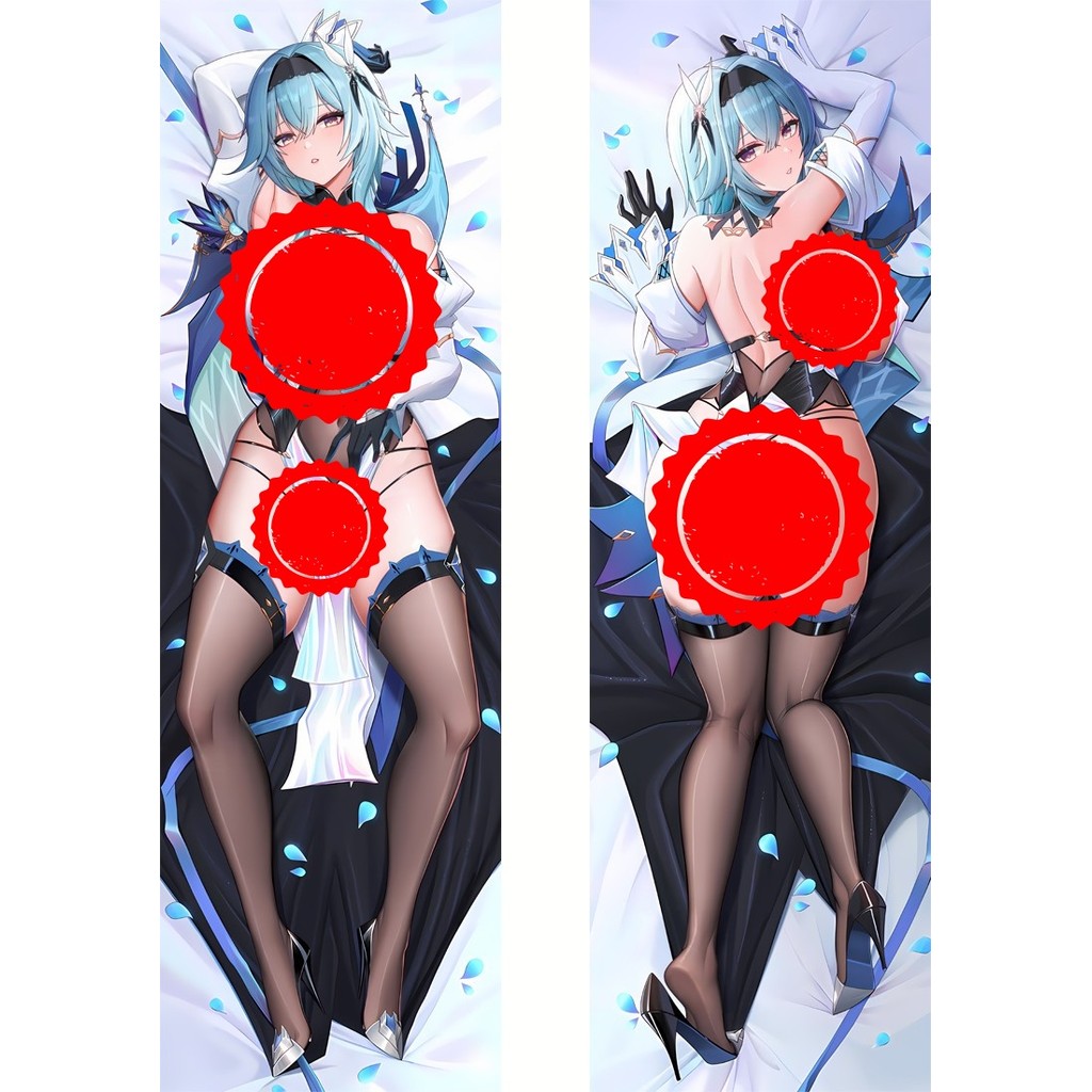 Genshin Impact Eula อะนิเมะ Dakimakura กอดหมอน พริ้นต์สองด้าน สำหรับคอเกมและแฟนคลับ
