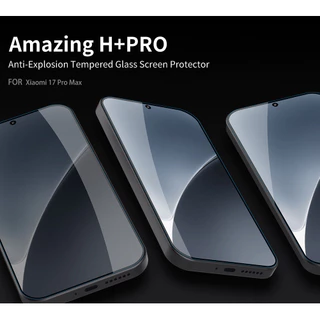 NILLKIN กระจกนิรภัยสําหรับ Xiaomi 17 Ultra/17 Anti Scratch ลายนิ้วมือ Anti Explosion Screen Protector