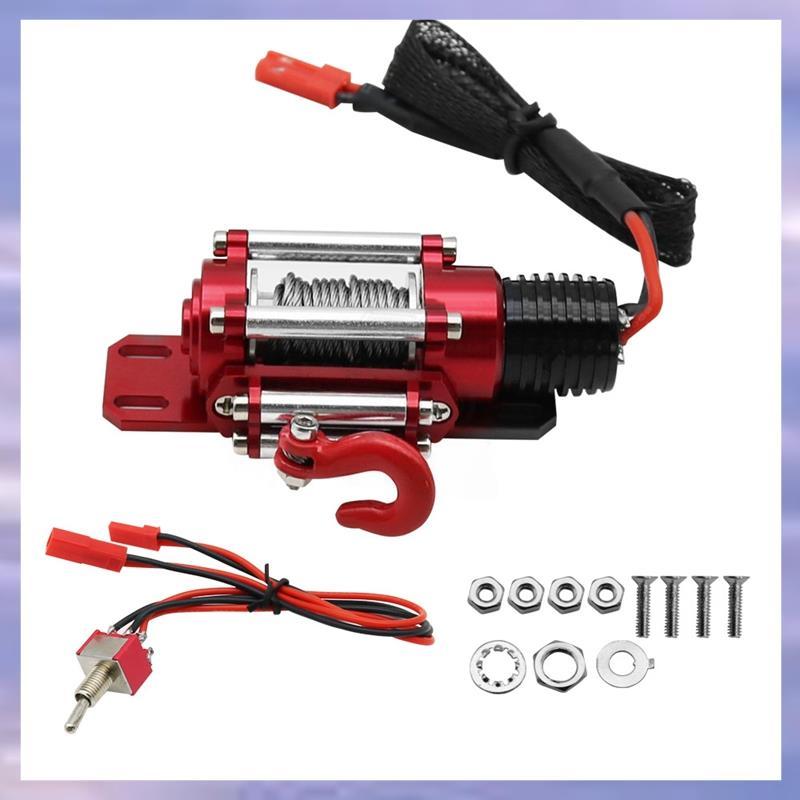 1:10 อัตโนมัติจําลอง Winch RC Crawler รถพร้อมสวิตช์ Winch RC Crawlers อัพเกรดอุปกรณ์เสริม