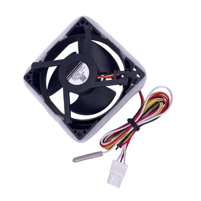 R * ตู้เย็นระเหยพัดลมมอเตอร์ 12V เปลี่ยนพลาสติกคอมโพสิตกันสนิมสําหรับ U92C12MS1B3-52K068 EAU63425007