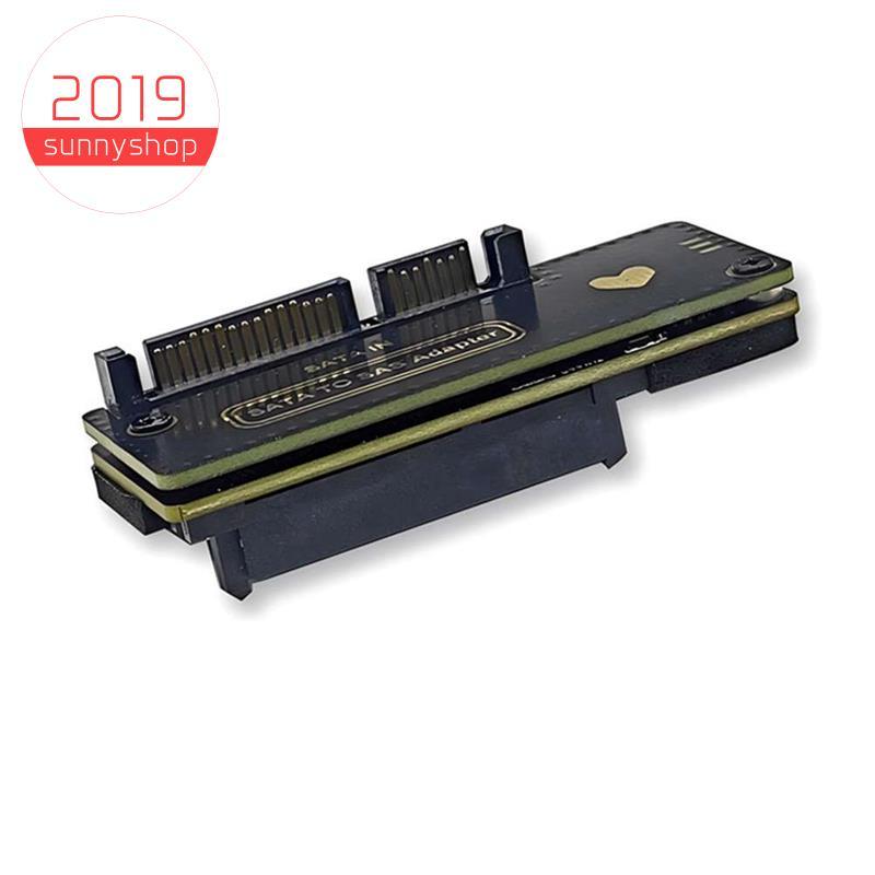 [sunnyshop2019] ถึง SAS HDD อะแดปเตอร์การ์ด 6Gbps 3.0 22Pin ถึง SAS 29Pin การ์ดขยายสําหรับ SAS 2.5/3
