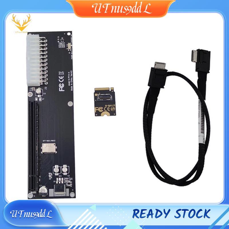[UTnus9ddL] PCI-E 3.0 M-Key M.2 ถึง Oculink SFF-8612 SFF-8611 โฮสต์อะแดปเตอร์ PCB Converter สําหรับ 