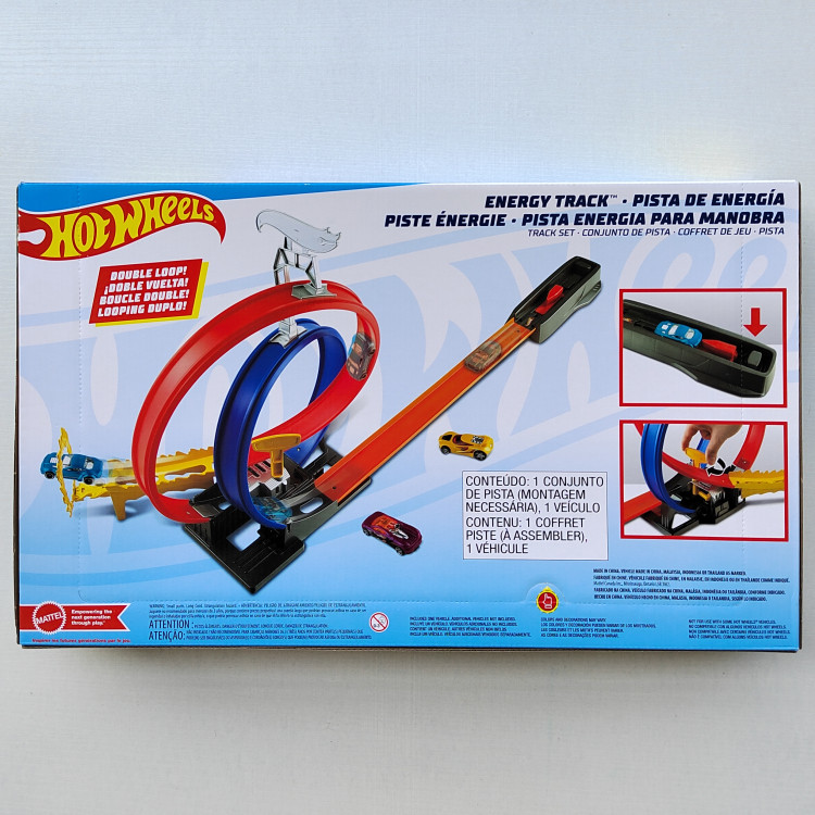 Hot Wheels Hot Small Sports Car Track Rubber Band Power Launcher รถแข่งรถเด็ก