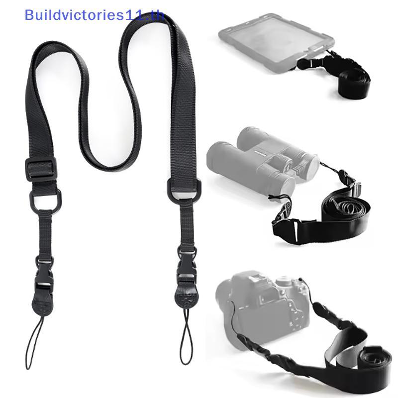 Buildvictories11 ปรับสายคล้องไหล่แบบพกพาไนลอนเปลี่ยนคอ Lanyard Quick Release แท็บเล็ต Crossbody เข็มขัดสายคล้องกล้อง TH