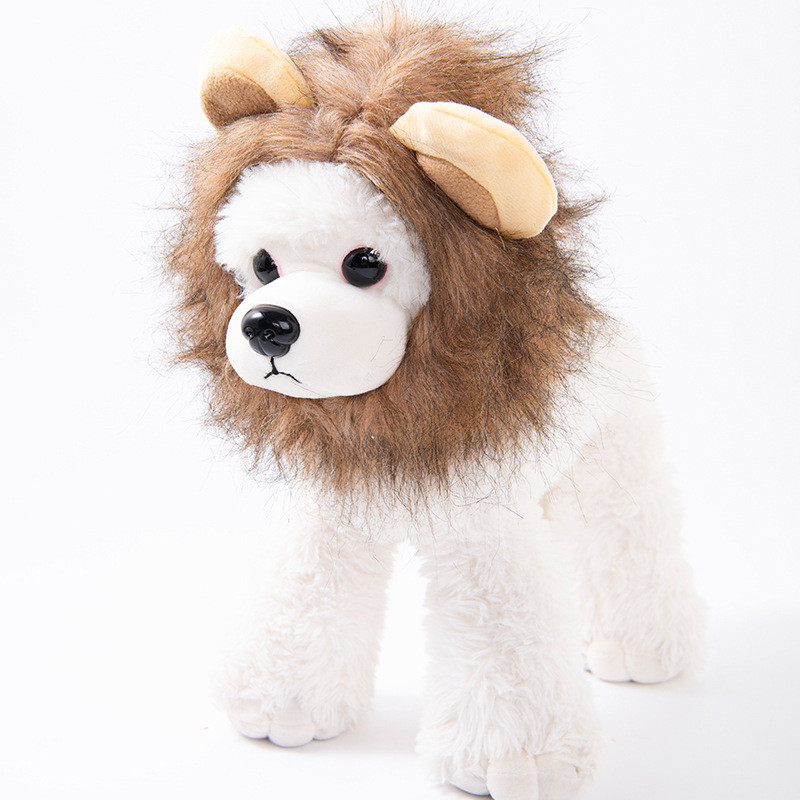 Cat Lion Headgear Funny Pet Dress Up Ear Hat Dog Cute Funny Headgear