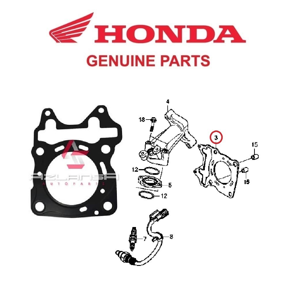 ฝาสูบปะเก็น ( 12251-K78-V01 ) ADV 150, PCX & Vario 150